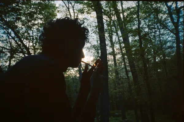 Chris smoking a cig, 2024