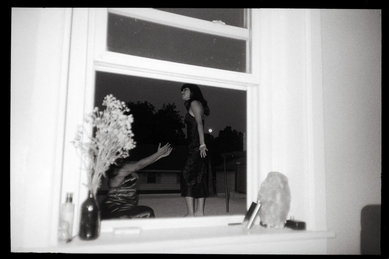 Myda & Elisa on the roof, 2024